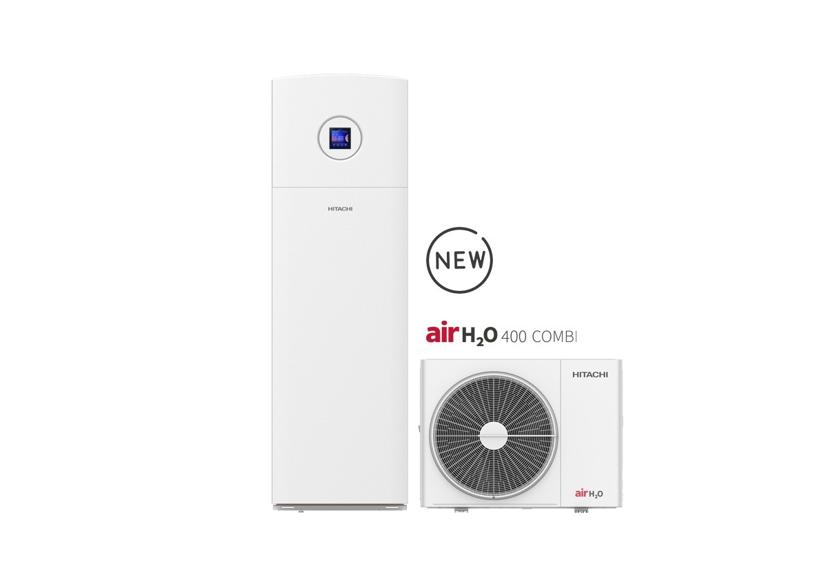 Hitachi lance la gamme airH2O 400 COMBI des pompes à chaleur air/eau — free download