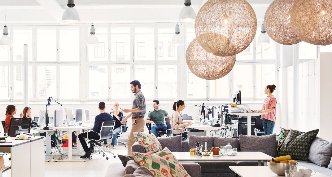 Climatisation sur le lieu de travail